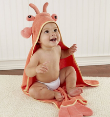 【美亚自营】Baby Aspen 龙虾婴儿连帽浴袍