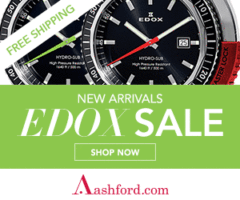 Ashford：EDOX依度50周年 精选男款机械腕表 2折热卖