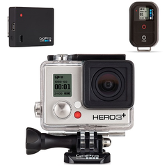 送遥控+电池 GoPro HERO3+ Silver Edition 运动摄像机 $177（约1155元）