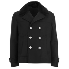 Versace Collection范思哲高级成衣系列男士黑色大衣 £434（约4079元）