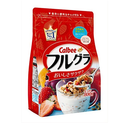 超便宜！calbee 日本卡乐比水果麦片800g 692元（约40元）