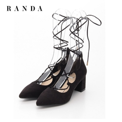 RANDA 新款小腿绑带鞋 气质款 8532日元（约486元）
