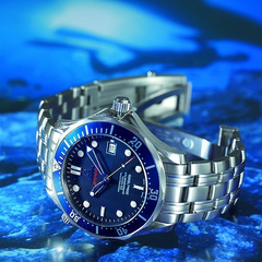 【55专享】Omega 欧米茄 Seamaster Blue 海马系列男士机械腕表