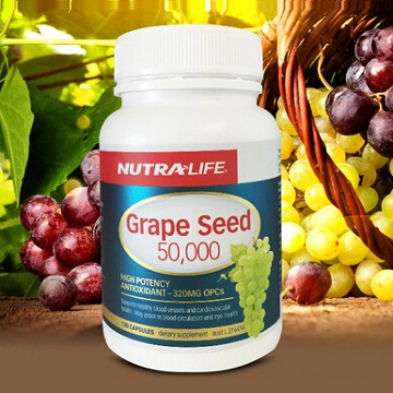 Nutra-Life Grape Seed 50,000 葡萄籽胶囊120粒 NZ$29.9(约139元)