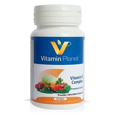 小孩补脑良品！Vitamin Planet UK 复合维他命B 60粒  £4.99（约46元）