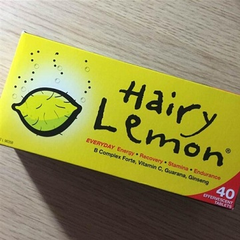 Hairy Lemon 柠檬西洋参泡腾片 富含维生素C 40粒 AU$12.95(约62元)