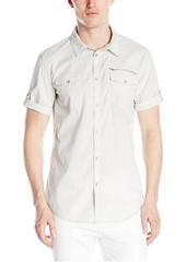 Calvin Klein Jeans 男士纯棉短袖衬衫 $29.99 （约195元）