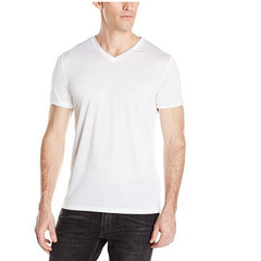 Calvin Klein 男士纯棉V领T恤 $20.85（约137元）