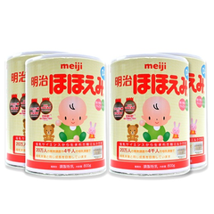 Meiji 明治奶粉 婴幼儿1段 0-1岁(大罐)800g×4罐 8200日元（约551元）