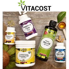 【 超*利13%】Vitacost 精选自营品牌产品第二件半价 + 满额*高立减$30 + DHL 免邮中国