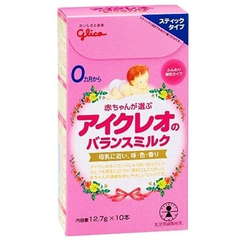 格力高 营养均衡奶粉1段 便携装 12.7gX10袋 616日元（约38元）