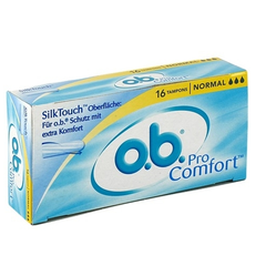 包邮享关补！O.B 强生内置式卫生棉条 3滴水 16支 2.49欧（约19元）