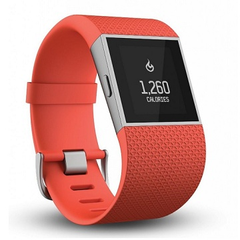 奥巴马同款！ Fitbit Surge 运动橘色大号智能手表 带GPS功能 $174.99（约1155元）