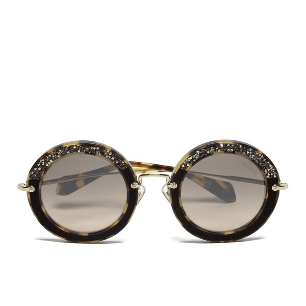 Miumiu 水晶玳瑁款墨镜 £168（约1564元）