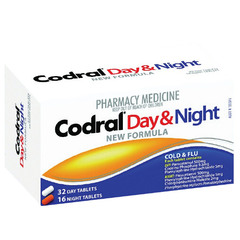 澳洲家庭常备！Codral PE 感冒流感日夜新配方 48片 AU$14.99（约80元）