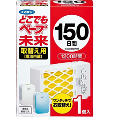 未来 驱蚊器 150日替换装（带电池）812日元（约54元）