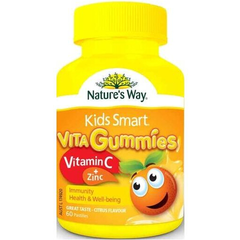 Nature's Way Kids Smart 儿童维生素C+锌软糖 60粒 AU$7.25（约38元）