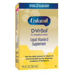 促进宝宝钙吸收！Enfamil D-Vi-Sol 宝宝维生素D 400 IU 滴剂 50ml*2件 $17.98（约126元）
