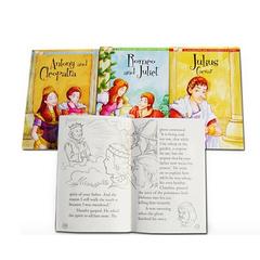 莎士比亚系列儿童故事书（插图本）20本装 降至$24.99（约172元）