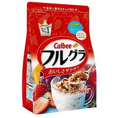 限会员：Calbee 水果谷物麦片 6袋 3300日元，1袋35元