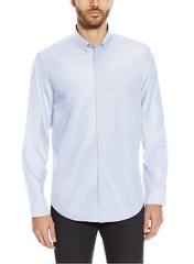 Calvin Klein 男士免烫纯棉长袖衬衫 $19.99（约134元）