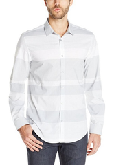 历史新低！Calvin Klein 男士拼色纯棉衬衫 $19.99 （约134元）