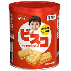 好价再来！格力高 glico 罐装高钙乳酸菌奶油夹心饼干30枚 411日元（约26元）