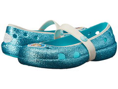 新低价~Crocs Kids Keeley Frozen™ Flat 冰雪奇缘洞洞鞋 $14（约101元）