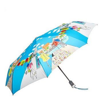Totes 城市风景系列 一键自动开合晴雨伞 $16.69（约116元）