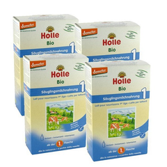 好价！Holle 泓乐 有机新生儿配方奶粉1段 400g*4盒 24.99欧（约194元）