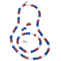 Americana 淡水珍珠饰品5件套 $29（约203元）