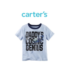 Carter's：卡特童装短袖/长袖T恤 $5起