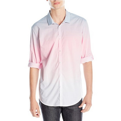 Calvin Klein 男士纯棉渐变色长袖衬衫 $26.82（约187元）