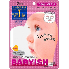 KOSE 高丝 BABYISH 婴儿肌 玻尿酸保湿面膜7片 288日元（约19元）