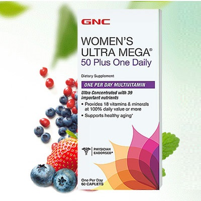 GNC 健安喜50岁以上女性综合维生素60粒