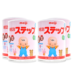 再降！Meiji 明治奶粉 婴幼儿2段 1~3岁(大罐)820g×4罐 6800日元（约445元）