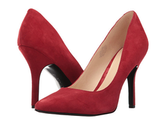 Nine West Shimmer 女款红色麂皮高跟鞋 $44.99（约315元）