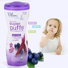 Plum Organics 蓝莓葡萄味超级泡芙42g  $2.84（约20元）