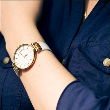 简单*时尚！【美亚自营】Anne Klein 安妮·克莱恩 109168WTWT 女士时装腕表