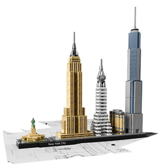 限时包邮！Lego 乐高 建筑系列 21028 纽约积木玩具