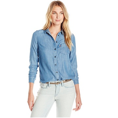 高街范！Levi's 李维斯 Modern One-Pocket 女式牛仔衬衫 $28.5（约201元）