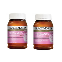 周末特惠：Blackmores澳佳宝 孕期及哺乳黄金营养素（富含叶酸、DHA）胶囊 180粒*2瓶 AU