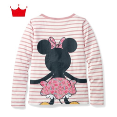 降价！Disney 迪士尼 儿童长袖衫 米奇米妮的怀抱 572日元（约37元）