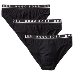 新低价！BOSS HUGO BOSS 雨果博斯黑标 男士棉质三角裤 3条装 $15.94（约114元）