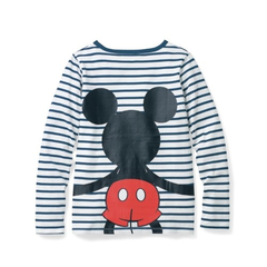 库存少，秒杀款！Disney 迪士尼 儿童天竺棉长袖衫 572日元（约37元）
