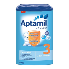 超市同价！Aptamil 爱他美 婴幼儿配方奶粉3段 800g 14.95欧（约113元）