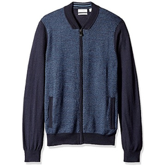 【网络折扣周】Calvin Klein 男士羊毛混纺开衫 $34.99（约253元）