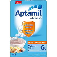 Aptamil 爱他美 全麦水果牛奶米糊 6个月起 250g 3.28欧（约24元）