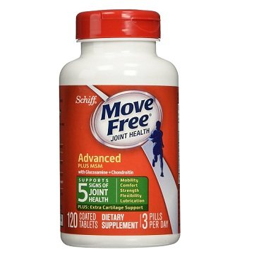 【中亚Prime会员】Schiff Move Free 维骨力 氨基葡萄糖氨糖软骨素绿瓶 120粒
