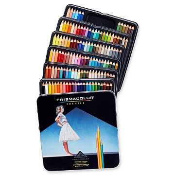 【中亚Prime会员】Prismacolor Premier 彩色铅笔 132色 铁盒装